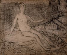 Study for "Hope", c1872. Creator: Pierre Puvis de Chavannes