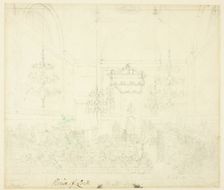 Study for House of Lords, from Microcosm of London, c. 1809. Creator: Augustus Charles Pugin