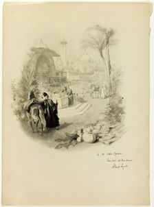 Study for Illustration for Aline, Queen of Golconda, n.d. Creator: Albert Lynch