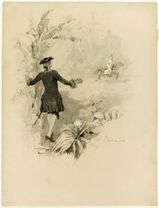 Study for Illustration for Aline, Queen of Golconda, n.d. Creator: Albert Lynch