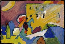 Study for Improvisation 3, 1909. Artist: Kandinsky, Wassily Vasilyevich (1866-1944)