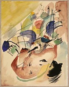 Study for "Improvisation 31 (Sea Battle)", 1913. Creator: Kandinsky, Wassily Vasilyevich (1866-1944)