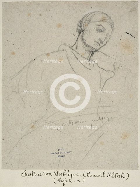 Study for "Instruction Publique", c. 1873. Creator: Jules Elie Delaunay.