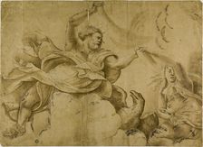 Study for Jupiter Hurling Thunderbolts, n.d. Creator: Unknown