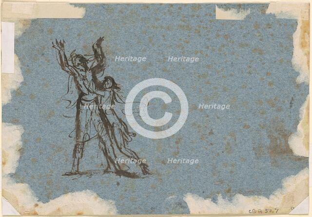 Study for "Jephthah's Daughter", 1780-1810. Creator: Benjamin West.