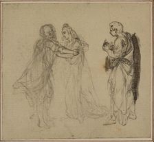 Study for Lucain's "La Pharsale", Canto II, c. 1766. Creator: Hubert Francois Gravelot