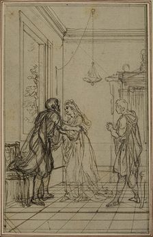 Study for Lucain's "La Pharsale", Canto II, c. 1766. Creator: Hubert Francois Gravelot
