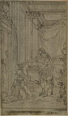 Study for Lucain's "La Pharsale", Canto X, c. 1766. Creator: Hubert Francois Gravelot