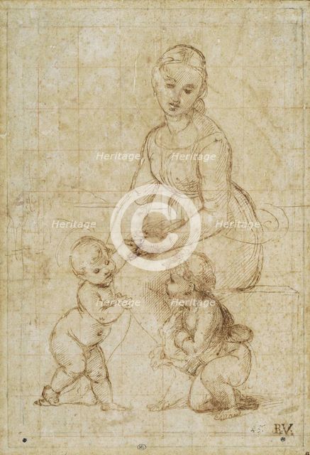 Study for La belle jardinière, ca 1506-1507. Creator: Raphael (Raffaello Sanzio da Urbino) (1483-1520).