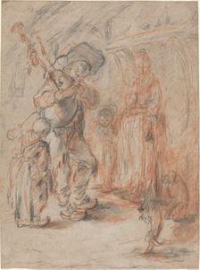 Study for "La Cuisine Avec Paisans". Creator: Jérôme-François Chantereau