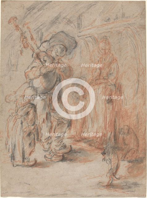 Study for "La Cuisine Avec Paisans". Creator: Jérôme-François Chantereau.