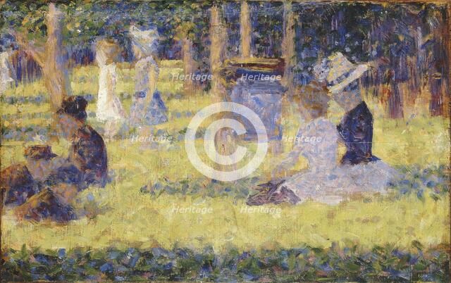 Study for La Grande Jatte, 1884-1885. Creator: Seurat, Georges Pierre (1859-1891).