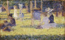 Study for La Grande Jatte, 1884-1885. Creator: Seurat, Georges Pierre (1859-1891)