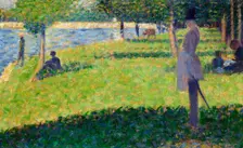 Study for La Grande Jatte, 1884-1885. Artist: Seurat, George Pierre (1859-1891)