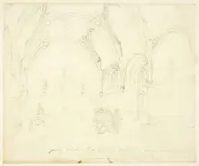 Study for Lambeth Palace, from Microcosm of London, c. 1808. Creator: Augustus Charles Pugin