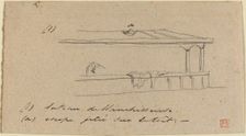 Study for "Le Petit Pont", probably c. 1850. Creator: Charles Meryon