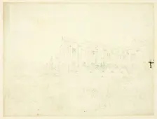 Study for Leaden Hall Market, from Microcosm of London, c. 1809. Creator: Augustus Charles Pugin