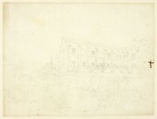Study for Leaden Hall Market, from Microcosm of London, c. 1809. Creator: Augustus Charles Pugin