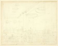 Study for Lloyd's Subscription Room, from Microcosm of London, c. 1809. Creator: Augustus Charles Pugin