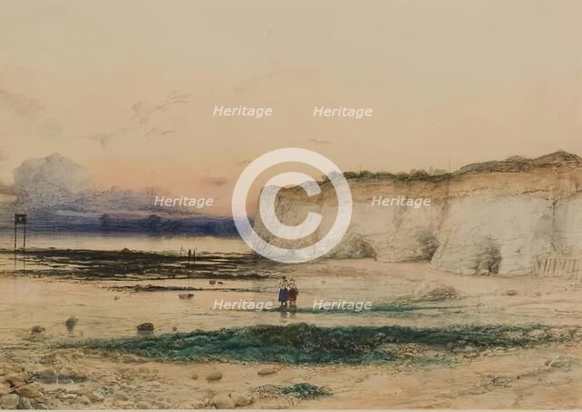 Study for 'Pegwell Bay - a Recollection of October 5th 1858', 1857. Creator: William Dyce.