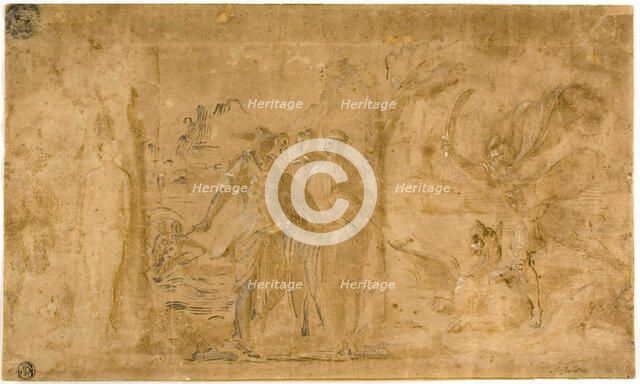 Study for Perseus Liberating Andromeda, n.d. Creator: Perino del Vaga.