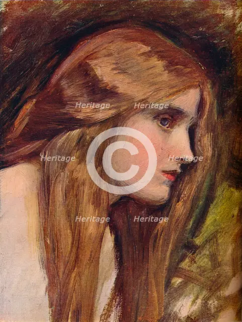 'Study for Phyllis and Demophoon', c1907. Artist: John William Waterhouse.
