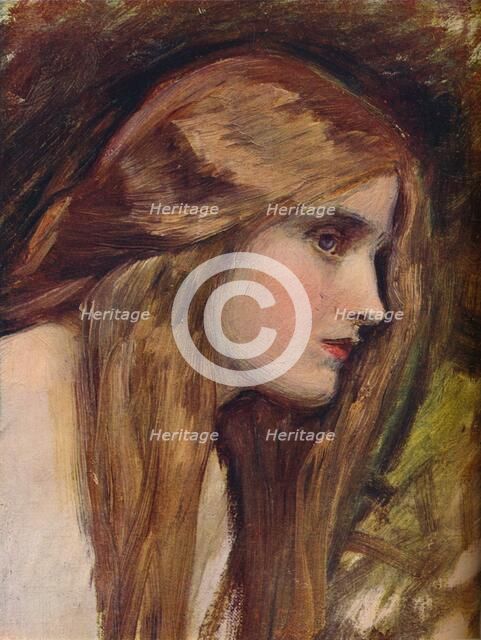 'Study for Phyllis and Demophoon', c1907. Artist: John William Waterhouse.