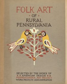 Study for Portfolio Cover: "Folk Art of Rural Pennsylvania", 1935/1942. Creator: Unknown