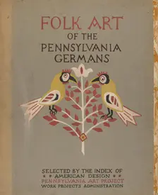 Study for Portfolio Cover: "Folk Art of Rural Pennsylvania", 1935/1942. Creator: Unknown