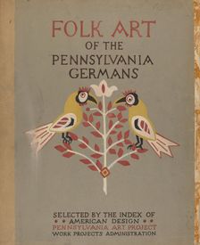 Study for Portfolio Cover: "Folk Art of Rural Pennsylvania", 1935/1942. Creator: Unknown
