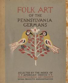 Study for Portfolio Cover: "Folk Art of Rural Pennsylvania", 1935/1942. Creator: Unknown