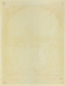 Study for Portrait of a Man in an Arm Chair, from Collection d'imitations de Dessins..., c.1821. Creator: Christian Josi
