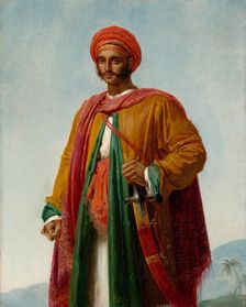 Study for "Portrait of an Indian", ca. 1807. Creator: Girodet de Roucy-Trioson