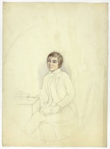 Study for Portrait of Boy with Book, n.d. Creator: Elizabeth Murray