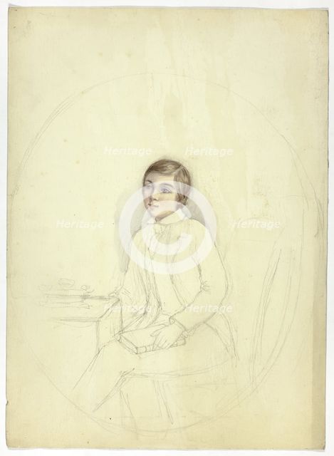 Study for Portrait of Boy with Book, n.d. Creator: Elizabeth Murray.