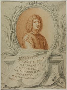 Study for Portrait of Giorgione, c.1724. Creator: Filippo Germisoni
