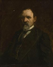 Study for "Portrait of Joshua Ballinger Lippincott", 1892. Creator: Thomas Eakins