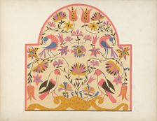 Study for Proposed Portfolio "Decorated Chests of Rural Pennsylvania", 1941. Creator: Unknown