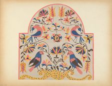 Study for Proposed Portfolio "Decorated Chests of Rural Pennsylvania", 1941. Creator: Unknown