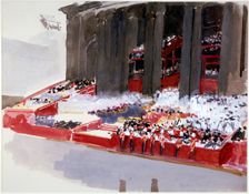 Study for Queen Victoria's Diamond Jubilee Service' 1897. Artist: Andrew Garrick Gow
