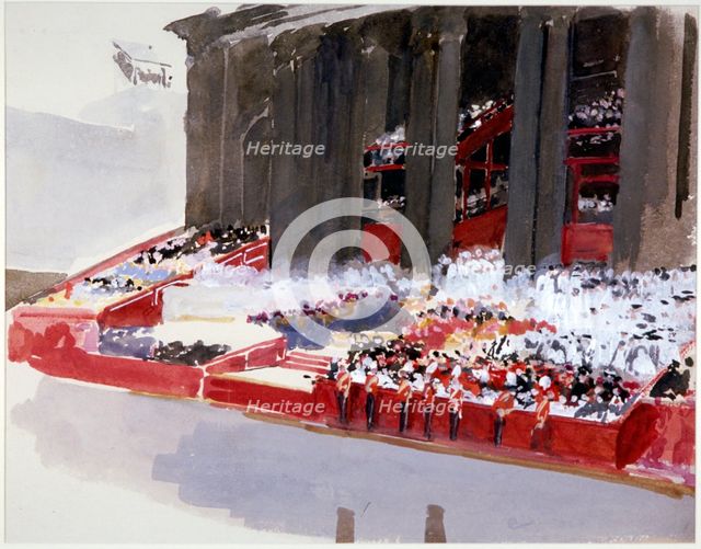 'Study for 'Queen Victoria's Diamond Jubilee Service'', 1897. Artist: Andrew Garrick Gow