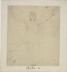 Study for Resurrection, c. 1855. Creator: Jules Elie Delaunay