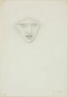 Study for Rondanini Medusa, c. 1873-77. Creator: Sir Edward Coley Burne-Jones
