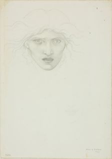 Study for Rondanini Medusa, c. 1873-77. Creator: Sir Edward Coley Burne-Jones