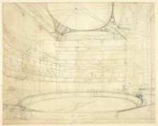 Study for Royal Circus, from Microcosm of London, c. 1809. Creator: Augustus Charles Pugin