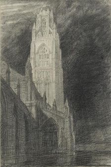 Study for St Botolph's, Boston 1924. Artist: Frederick Landseer Maur Griggs