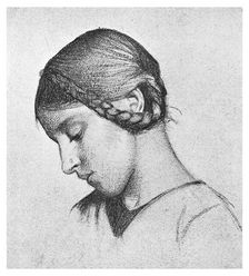 Study for St Elizabeth of Hungary c1895 (1901)