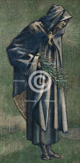 'Study for St. Joseph in Picture, The Star of Bethlehem', 1887. Creator: Sir Edward Coley Burne-Jones.
