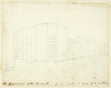 Study for St. Luke's Hospital, from Microcosm of London, c. 1809. Creator: Augustus Charles Pugin