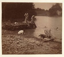Study for "Swimming", 1883. Creator: Thomas Eakins